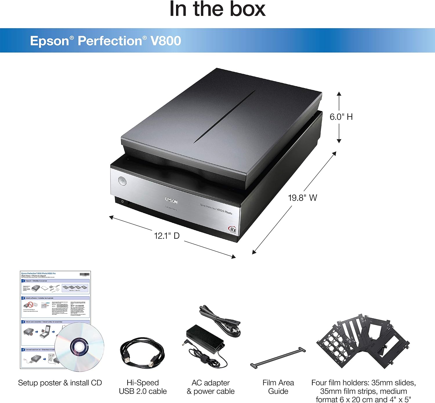Epson Perfection V800 Photo scanner