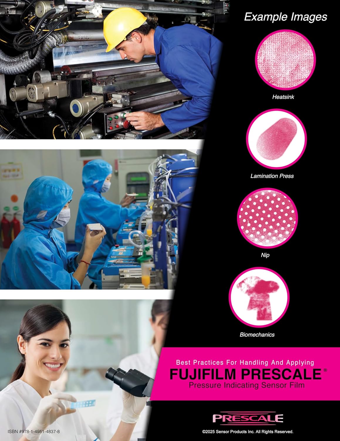 Fujifilm Prescale Ultra Low LLLW (3LW) – Surface Pressure Mapping; Pressure Indicating Film; Tactile Sensor - Pressure Range 28-85 PSI - 16.4 ft. - 10.6 in. Film Roll Best Practices Guide Included