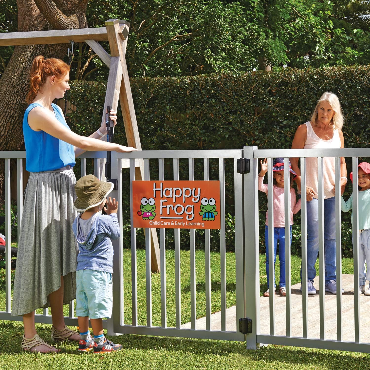 D&D Technologies ML3ATPKAG2 MagnaLatch Alert Top Pull Pool & Child Safety Magnetic Gate Latch and Lock, Audible & Visual Alarm, for Any Square Gate