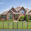 Decorative Garden Fence with Gate, 40 in(H) x 32 ft(L) Rustproof Metal Fence Panels No Dig Fence with Full Panel Gate, Dog Fence Outdoor for Yard, Animal Barrier Garden Fencing for Yard